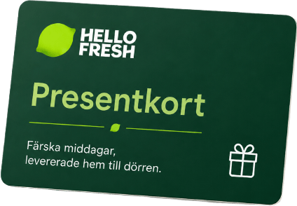 HelloFresh • Presentkort