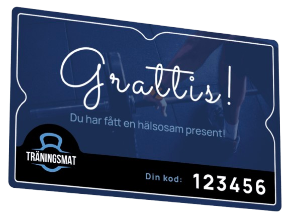 Träningsmat Presentkort